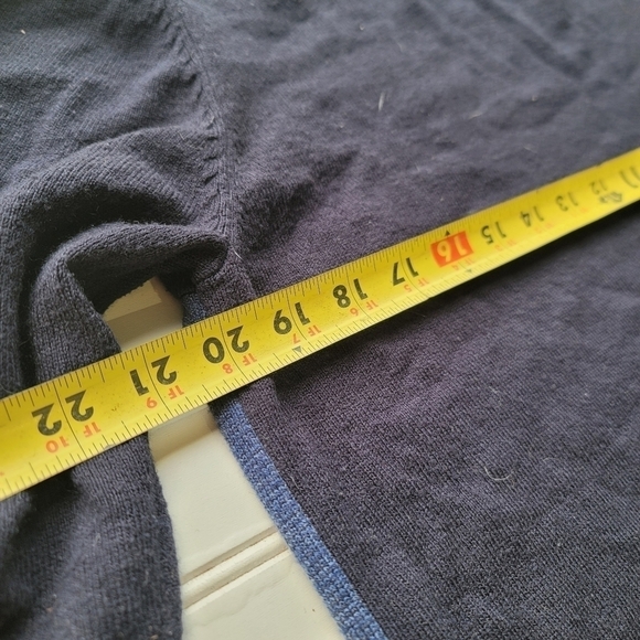 U.S. Polo Assn Navy Blue Men's Striped  Pullover crew Neck Sweater Size L - Picture 5 of 8